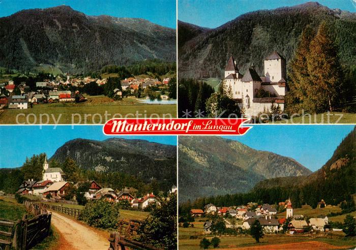 Mauterndorf AT Grosseck Sessellift Trasse Schloss Mauterndorf St Wolfgang St Ger