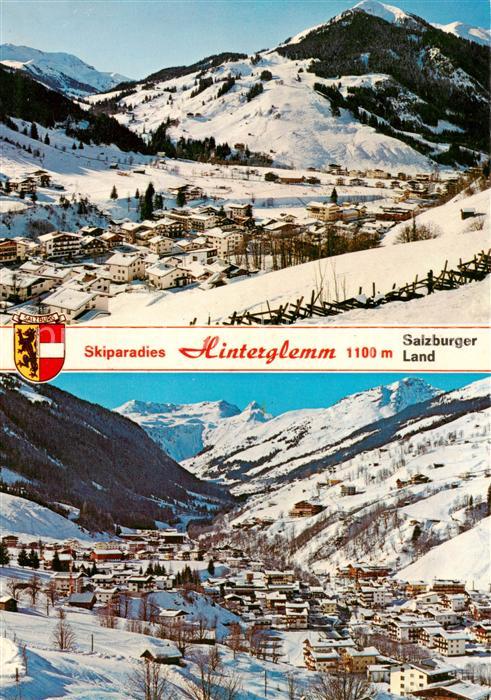 Hinterglemm Saalbach mit Zwoelferkogel und Talschluss
