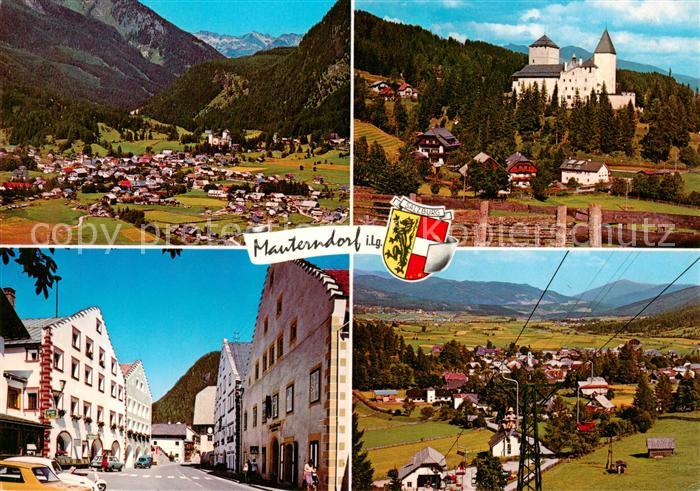 Mauterndorf AT Panorama Schloss Ortspartie Sessellift