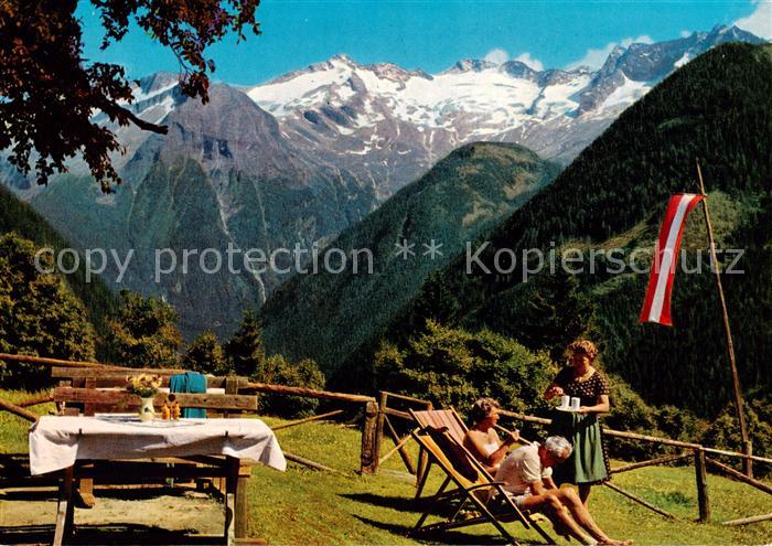 Badgastein AT Alpengasthof Poserhoehe mit Tischlerkarspitze
