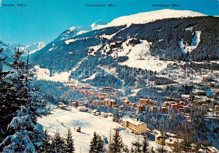 Badgastein AT Panorama Schareck Zittauertisch Stubnerkogel