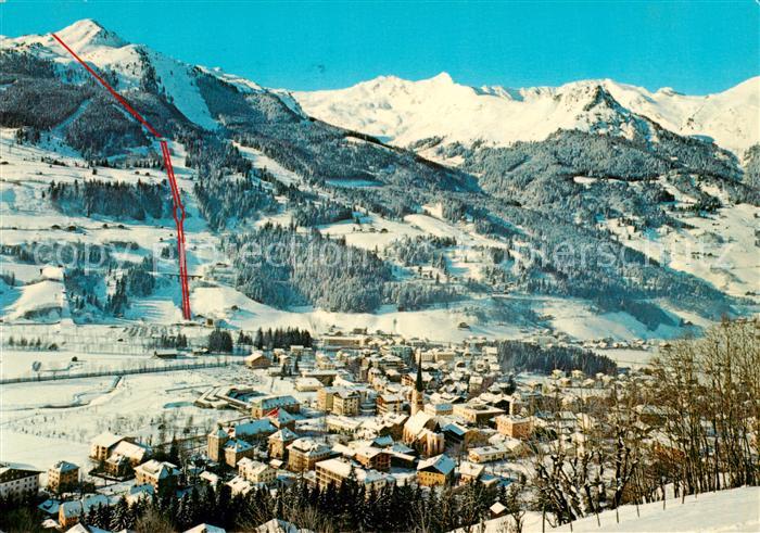 Bad Hofgastein AT Panorama mit Hundskopf und Schlossalmbahn