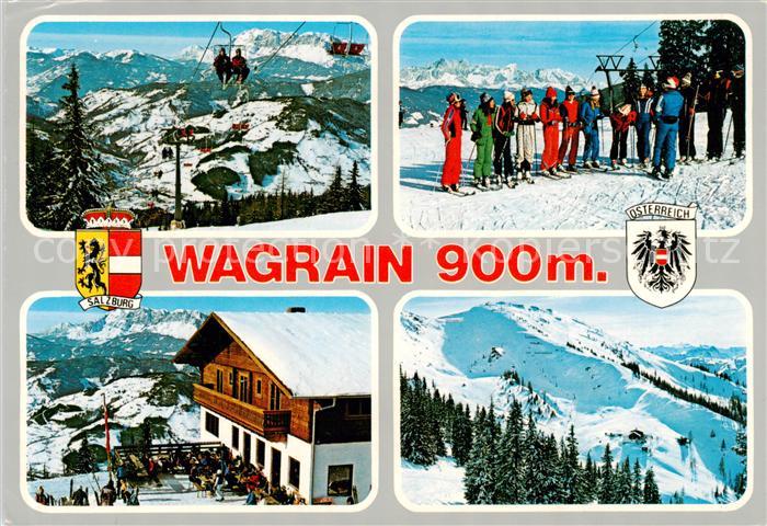 Wagrain  Salzburg AT Sessellift Skischule Berggasthaus
