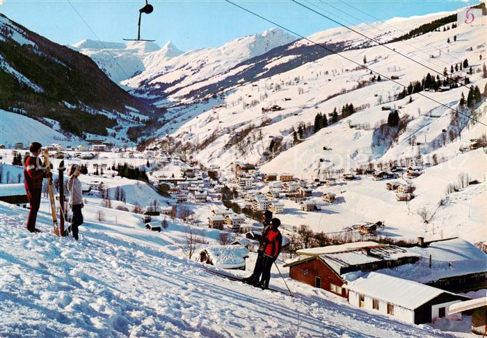 Hinterglemm Saalbach Mitteregglift mit Talschluss