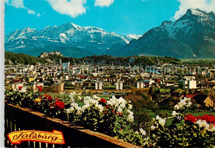 Salzburg  AT Panorama mit Hohem Goell