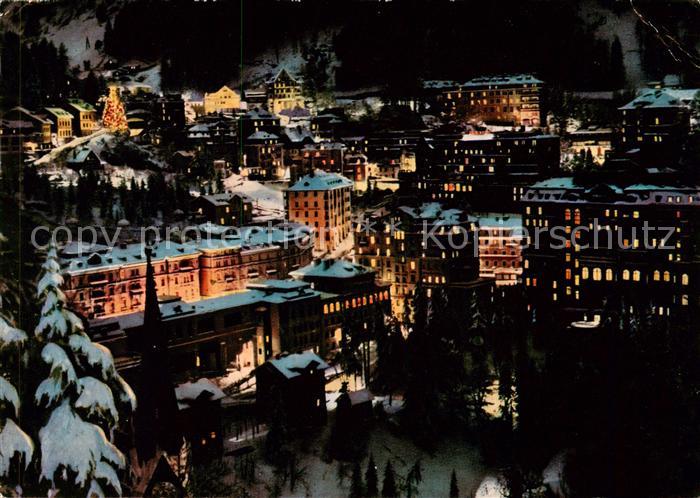 Badgastein AT bei Nacht
