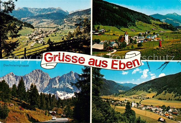 Eben Pongau Salzburg AT Panorama Dachsteingruppe Ortsansichten