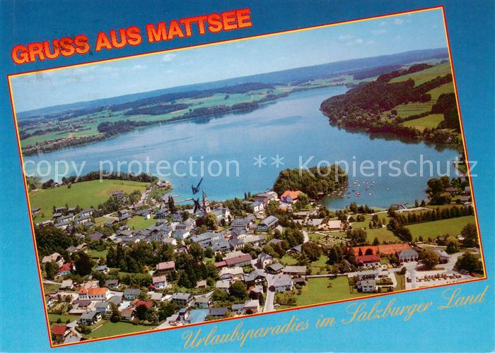Mattsee Salzburg AT Fliegeraufnahme