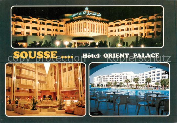 SOUssE  Tunesie Hotel Orient Palac Foyer Terrasse