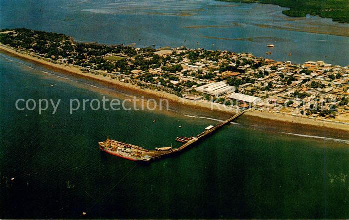 Puntarenas Costa Rica Vista aérea del puerto Hafen
