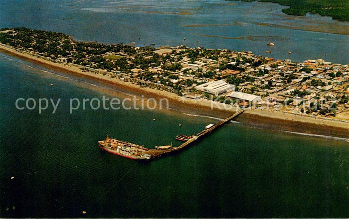 Puntarenas Costa Rica Vista aérea del puerto Hafen