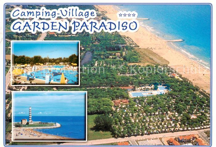 Lido di Cavallino Camping Village Garden Paradiso Leuchtturm Swimming Pool Stran