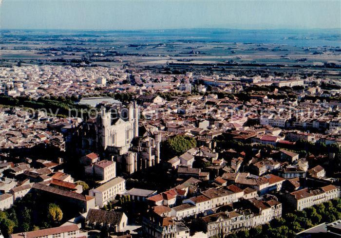 Narbonne 11 Aude Vue aérienne de la ville avec la Cathed