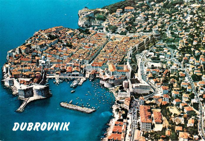 Dubrovnik Ragusa Croatia Altstadt Festung Hafen