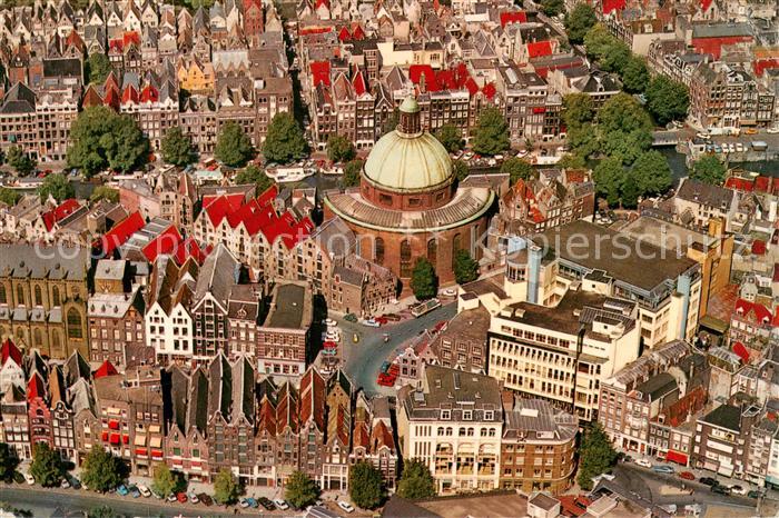 Amsterdam  NL Luchtopname Lutherse Kerk Lutherische Kirche