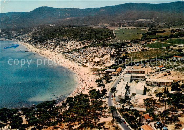 La Faviere  83 Cote D Azur Vue aérienne de la plage