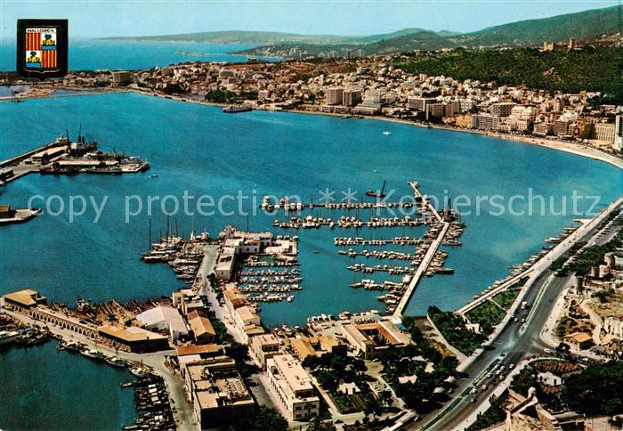 Palma de Mallorca ES Panorama Hafen