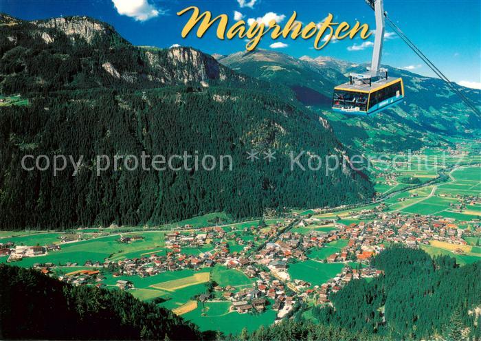Mayrhofen Zillertal AT Panoramablick vom Ahorn mit Ahornbahn