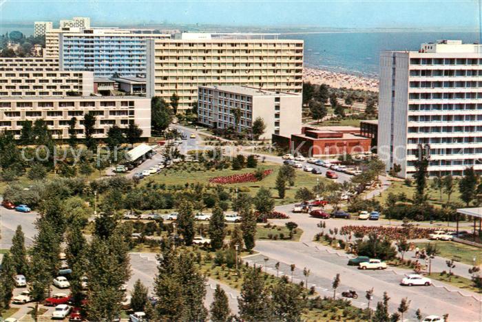 Mamaia Constanta Konstanza RO Hotels Blick zum Strand am Schwarzen Meer