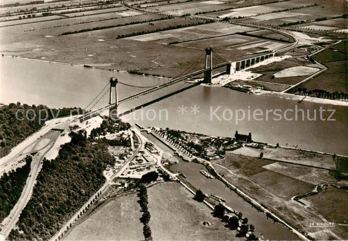 Tancarville 76 Vue aérienne du pont