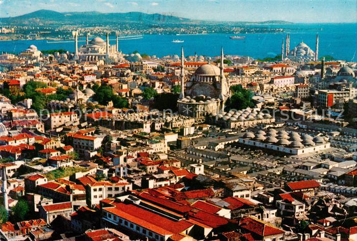 Istanbul Constantinopel TK Stadtpanorama mit Moscheen