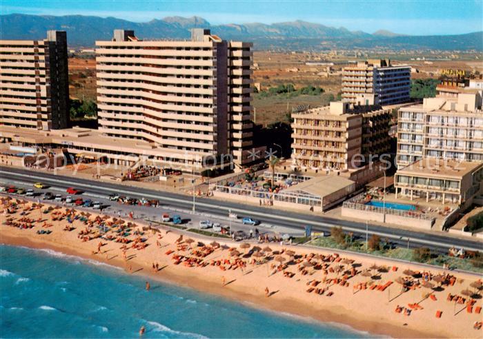 Playa de Palma Mallorca Hotel Negresco Playa vista aérea