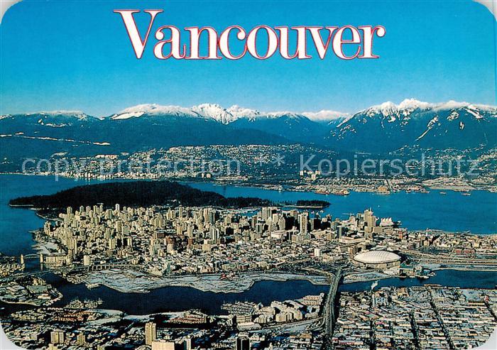 Vancouver BC Canada Fliegeraufnahme
