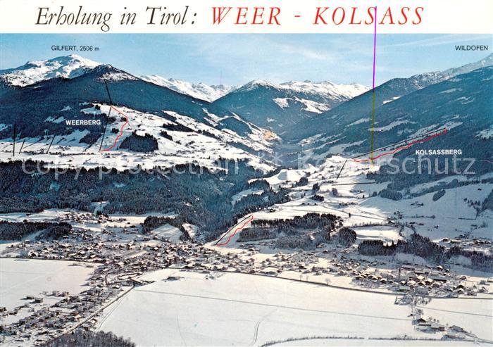 Weer Kolsass AT Fliegeraufnahme