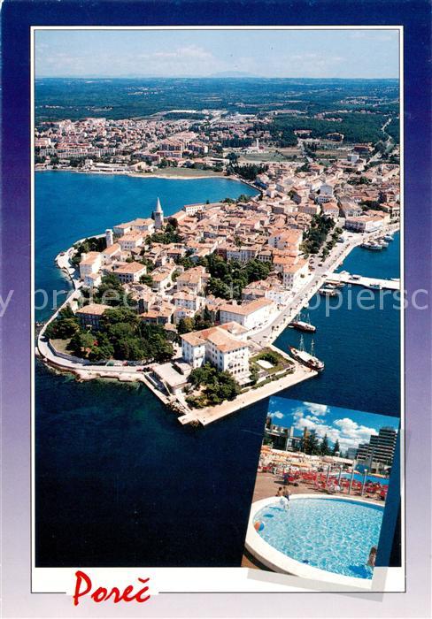 Porec Croatia Fliegeraufnahme Swimmingpool
