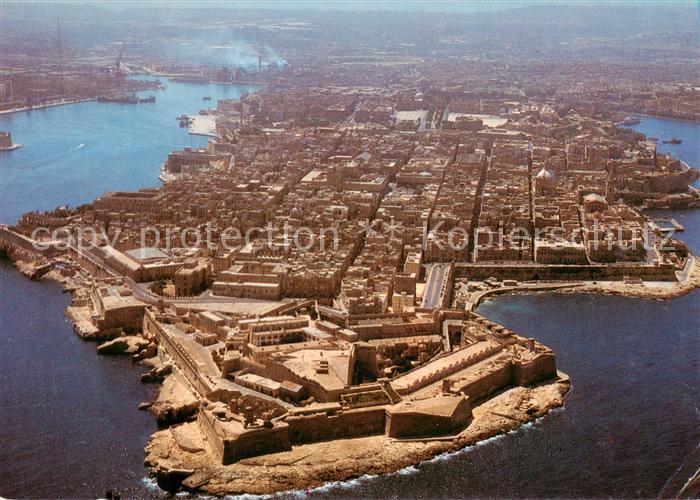 Valetta Malta Fliegeraufnahme