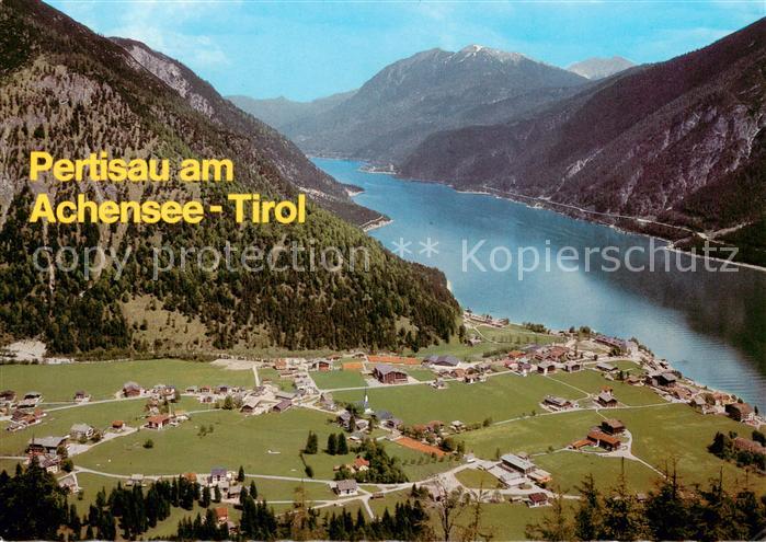 Pertisau Achensee Fliegeraufnahme