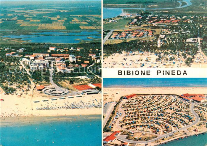 Bibione-Pineda IT Camping Capalonga Fliegeraufnahmen