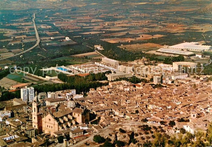 Jativa Valenciana ES Fliegeraufnahme