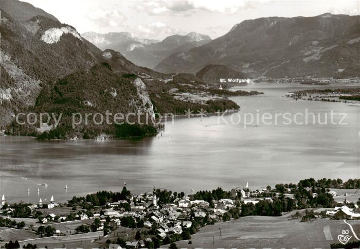 St Gilgen Wolfgangsee Fliegeraufnahme