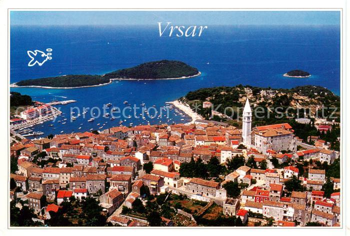 Vrsar Istria Croatia Fliegeraufnahme