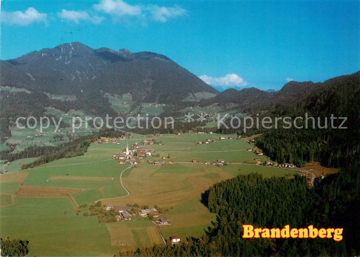 Brandenberg  Zillertal Tirol AT Fliegeraufnahme