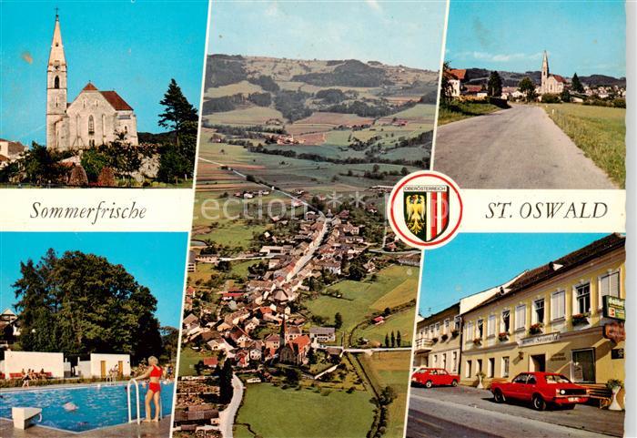 St Oswald Freistadt Oberoesterreich AT Erholungsort im Muehlviertel Kirche Freib