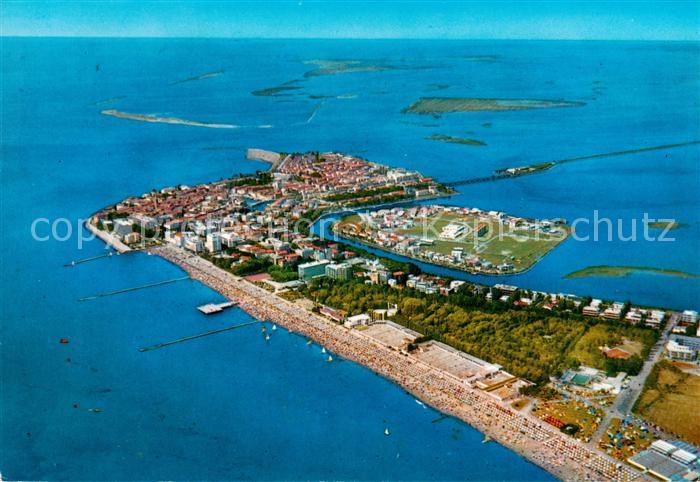 Grado Gorizia IT Isola del Sole dall aereo