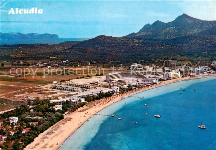 Alcudia Mallorca ES Panorama Ferienanlagen Hotels Strand
