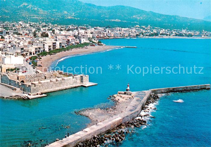 Ierapetra Crete Greece Kuestenort Hafeneinfahrt
