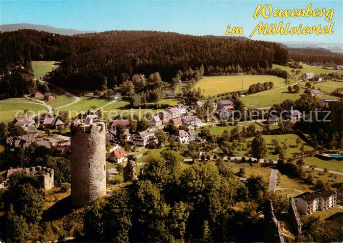 Waxenberg Oberneukirchen Panorama Erholungsort im Muehlviertel Ruine 13. Jhdt.