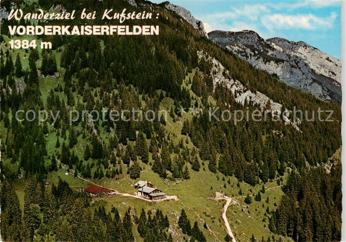 Vorderkaiserfelden Kaisergebirge Tirol AT Schutzhuette am Zahmen Kaiser