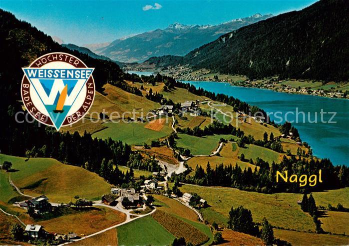 Naggl Weissensee Kaernten AT Panorama hoechster Badesee der Alpen
