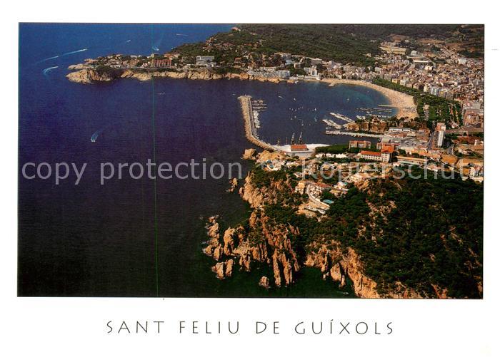 Sant Feliu de Guixols Cataluna ES Fliegeraufnahme