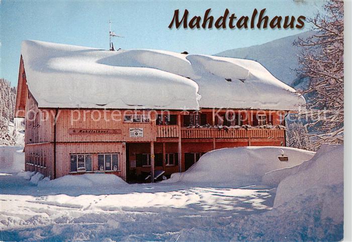 Riezlern Kleinwalsertal Vorarlberg Mahdtalhaus Berghaus Deutscher Alpenverein im
