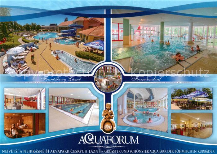 Frantiskovy Lazne Franzensbad Boehmen CZ Aquaforum Freizeitbad