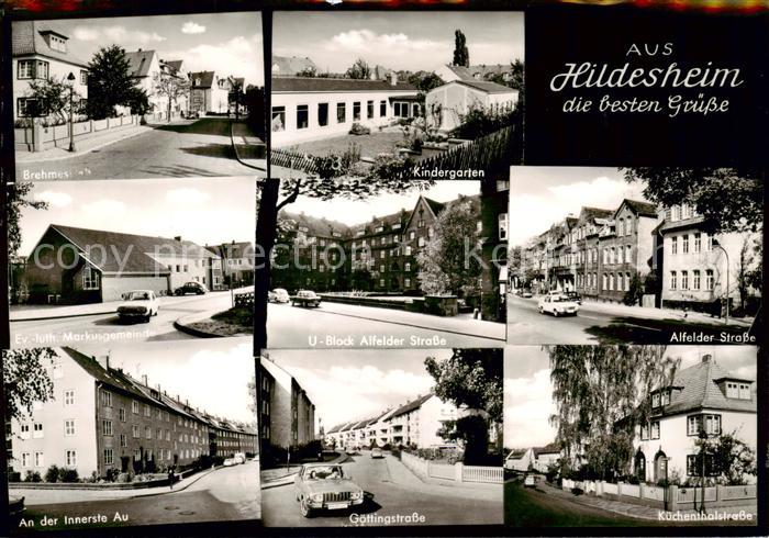 HILDESHEIM  CITY Strassenpartien Kindergarten Ev. luth. Markusgemeinde