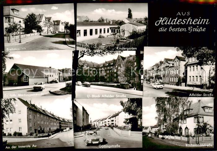 HILDESHEIM  CITY Strassenpartien Kindergarten Ev. luth. Markusgemeinde