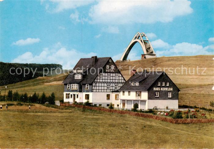 Winterberg Hochsauerland Hotel Pension Cafe Haus Herrloh Skisprungschanze