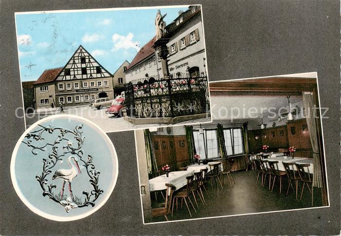 Bad Windsheim Gasthof zum Storchen Gastraum